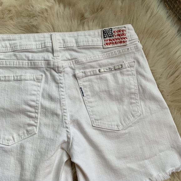True Religion white denim shorts - Picture 4 of 6